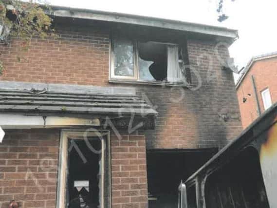 Two homes and a van were damaged in an arson attack in Killamarsh