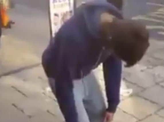A Spice user in Doncaster town centre