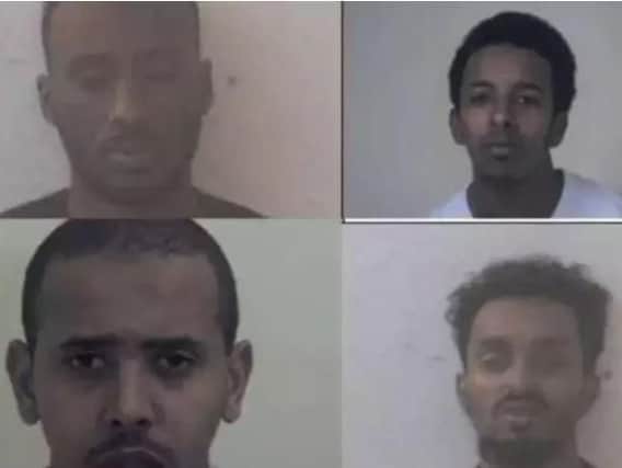 Top L-R - Ahmed Warsame and Jamal Ali.
Bottom L-R - Mohammed Ali and Saeed Hussain.