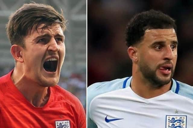 Harry Maguire and Kyle Walker