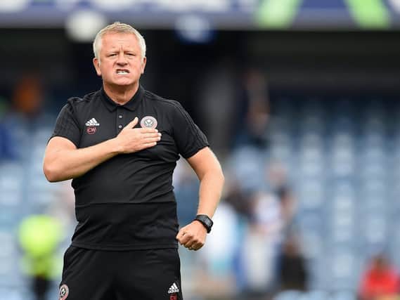 Sheffield United manager Chris Wilder loves his team's attitude and outloook