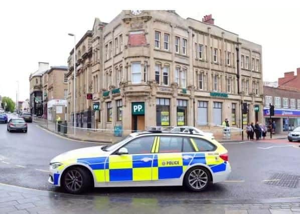 A man was stabbed in Barnsley town centre