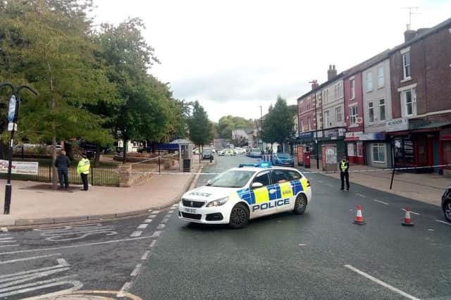 A police cordon is in place in Burngreave this morning