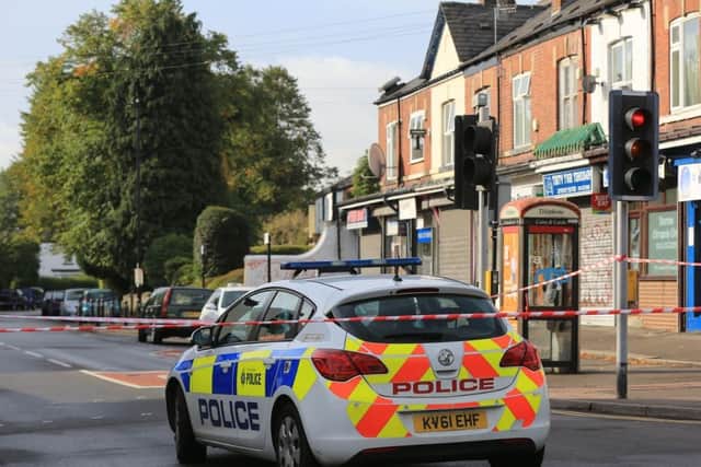 A police cordon is in place on Wostenholm Road this morning