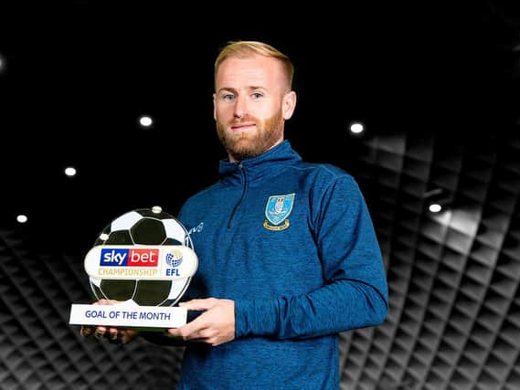 Barry Bannan picked up the Championship goal of the month award for August