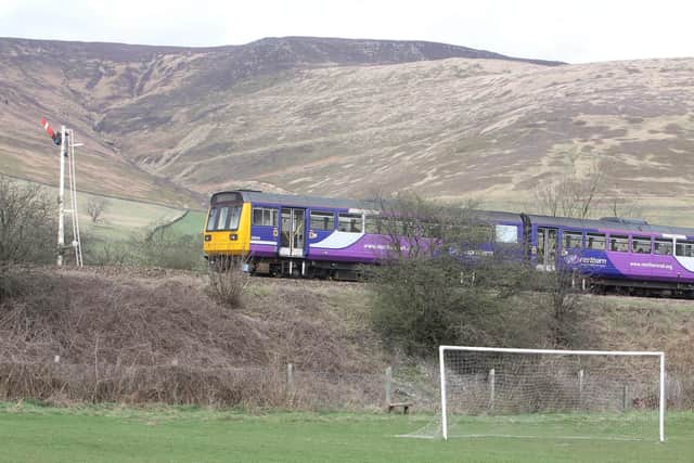 A Northern train on the Hope Valley Line heading to Manchester from Sheffield. Picture: Jason Chadwick