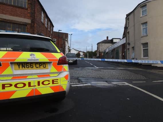 Hallcar Street in Burngreave was cordoned off after a shooting