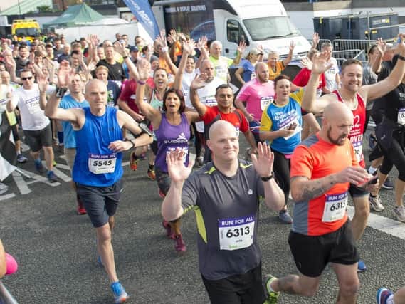 Runners taking part in last year's Sheffield 10k