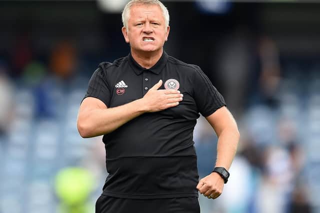 Chris Wilder will take charge of his 100th league match tonight