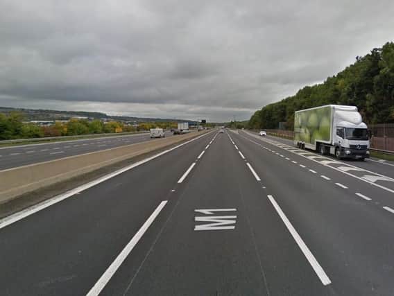 Motorists have been warned to take care on the M1 near Junction 34 at Tinsley