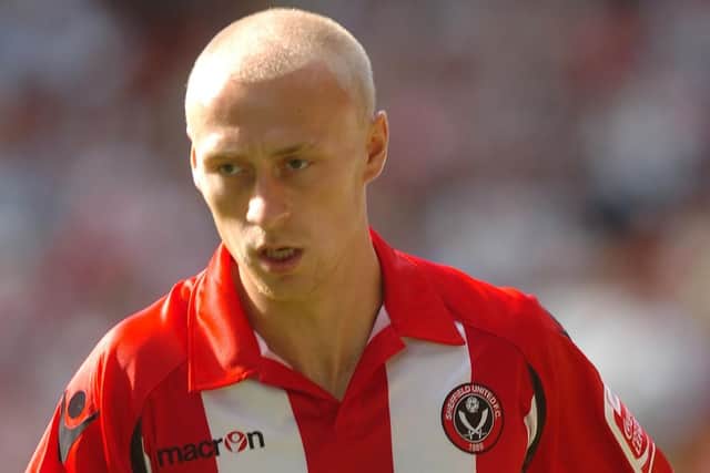 David Cotterill during his spell at Sheffield United