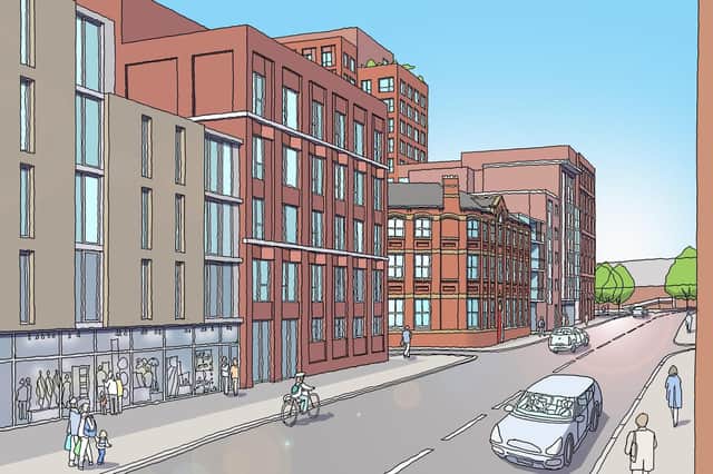 Artist's impression of the proposed development on Sylvester Street