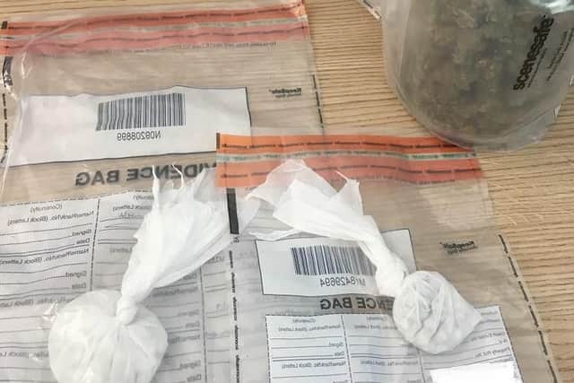 Drugs found during raids in Sheffield.