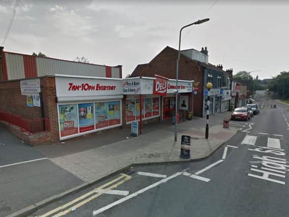 A man was stabbed outside Del's in Swallownest on Sunday night