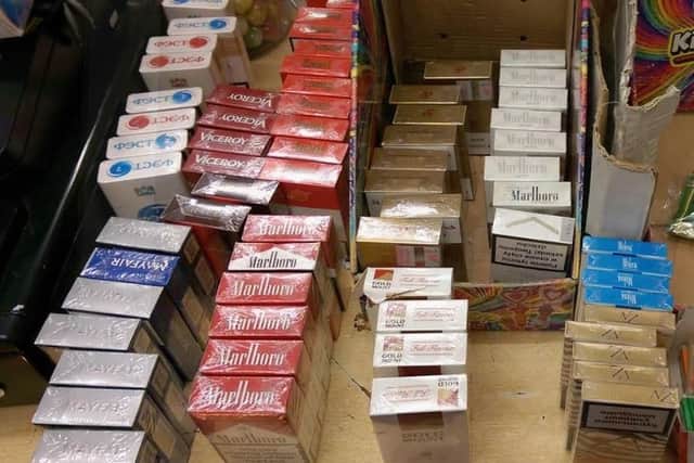 A Sheffield shop was caught selling illicit tobacco
