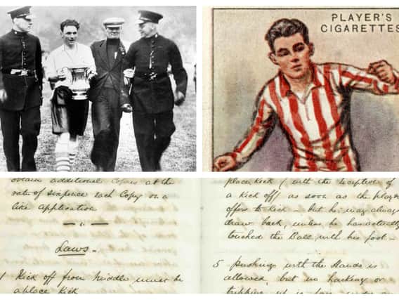 Some of the memorabilia which will be on show at the Sheffield's Football Treasures exhibition (pic: Sheffield City Council)