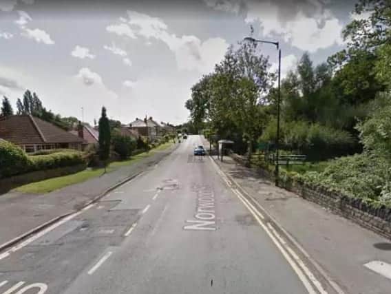 Two men were stabbed in Norwood Road, Sheffield, after a crash