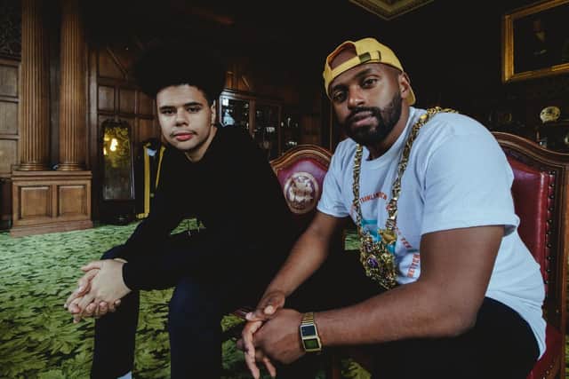Otis Mensah with Magid Magid