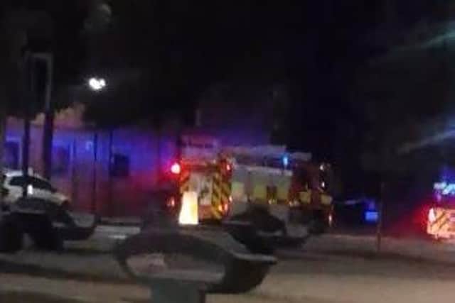 Emergency services dealt with a rooftop incident in Sheffield city centre