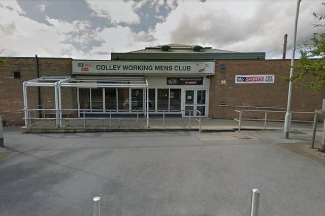 Colley Working Men's Club.