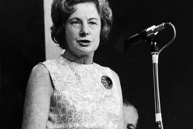 Labour minister Barbara Castle, pictured in 1970