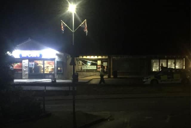 A police probe is underway into a ram raid at Harthill