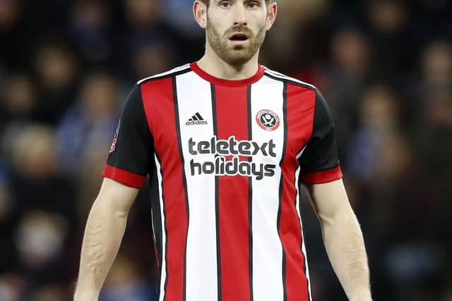 Sheffield United centre-forward Ched Evans