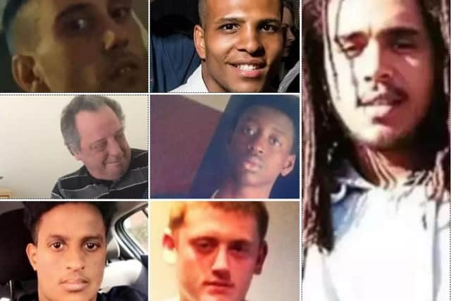 Knife crime victims