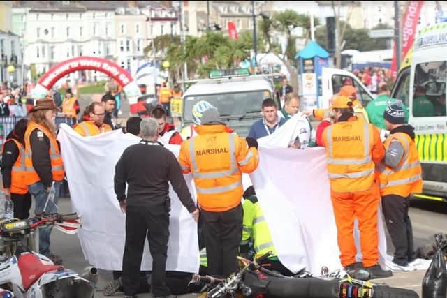 Crash scene (Pic: Ian Cooper/ Daily Post Wales)