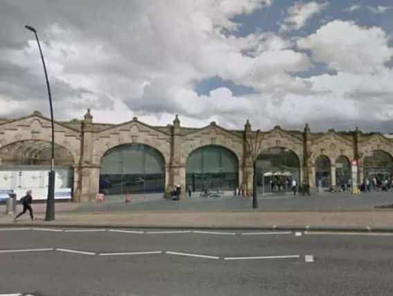 There is huge disruption at Sheffield station this morning following the derailment of a train