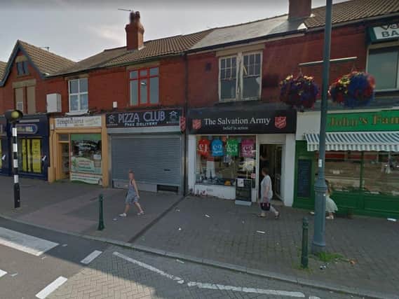 A man threatened Salvation Army charity shop staff with a knife in Dinnington