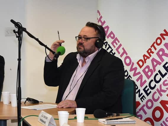 Toby Foster, pictured hosting a devolution debate in December 2017. Picture: Andrew Roe / Johnston Press.