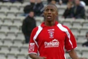 Andre 'Jamie' Clarke in his playing days at Rotherham