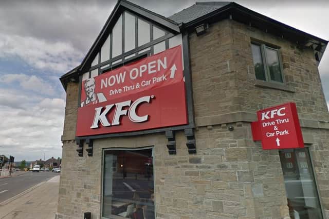 KFC on Barnsley Road, Sheffield Lane Top, was raided on Monday night