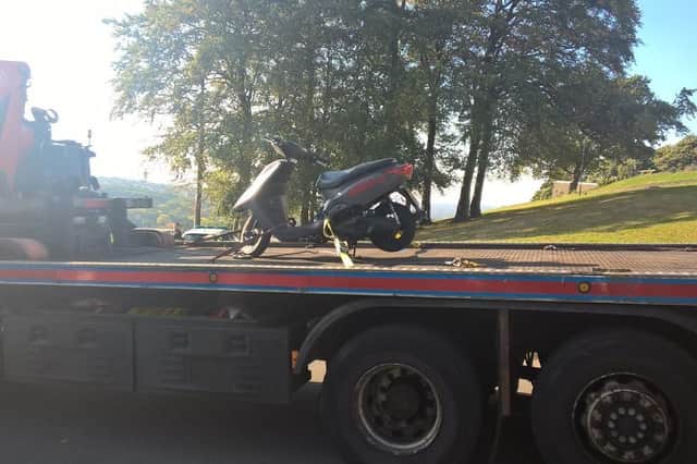 Police seized this scooter in Gleadless.