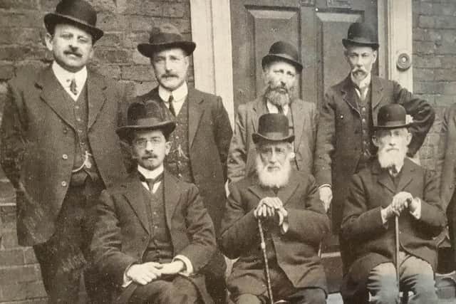 Founders of the first Talmud Torah Jewish religious school in Sheffield