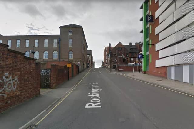 An abandoned building on Rockingham Street was used as a drug den