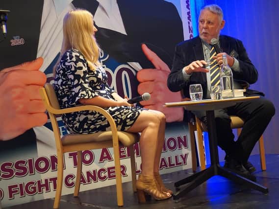 Weston Park Cancer charity hosts and interview by Sheffield Star editor Nancy Fielder who is with humanitarian and author, Terry Waite MBE CBE who reflects on the similarities of solitary confinement and surviving a cancer diagnosis