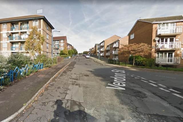 A man was shot in Verdon Street, Burngreave
