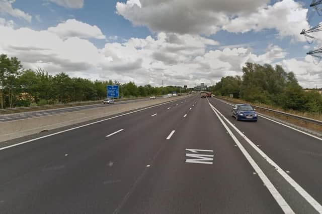 Motorists are facing delays on the M1 near Sheffield this morning