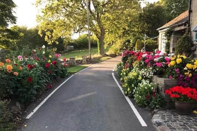 The roadside garden has been in place for over 20 years