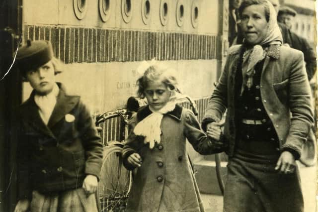 World War Two refugees from Belgium arriving in the UK