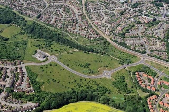 Land at Moorthorpe Way, in Owlthorpe, which is earmarked for housing and has been put up for sale by Sheffield Council.