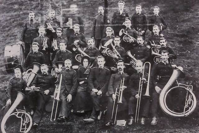 The earliest picture of The Salvation Army's Sheffield Citadel band, taken in 1891