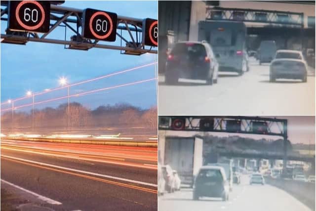 Smart motorway in Sheffield - Credit: SYP Operations Support