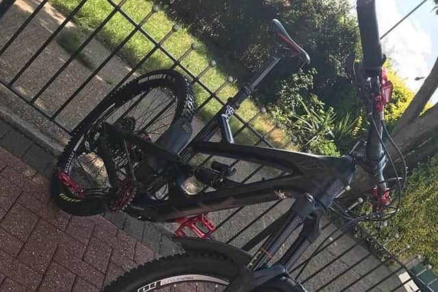 This custom-built bike was stolen during a knifepoint robbery