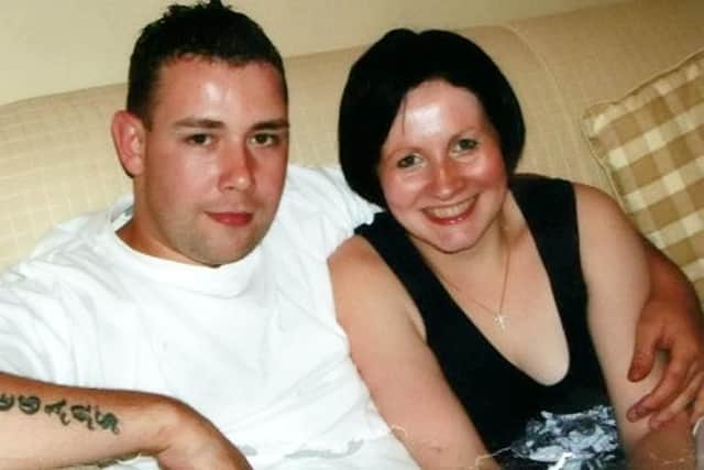 Scott and Jodie Keegans at home in October 2006