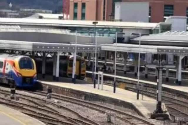 Trains to and from Sheffield are disrupted this morning
