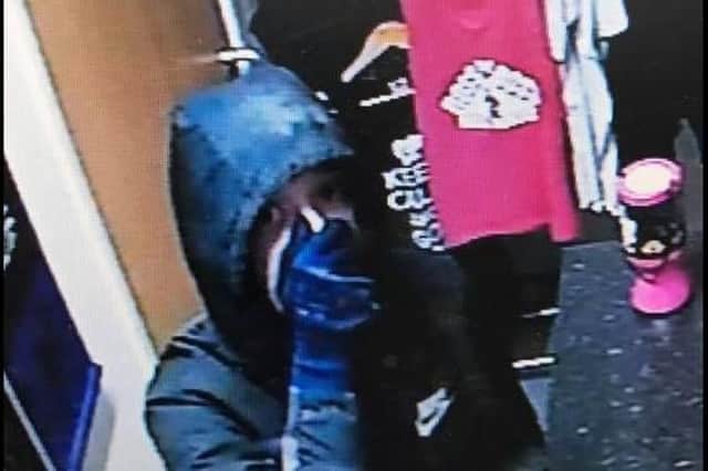 CCTV cameras captured a thief in Ross Burkinshaw's gym in Handsworth during a break-in