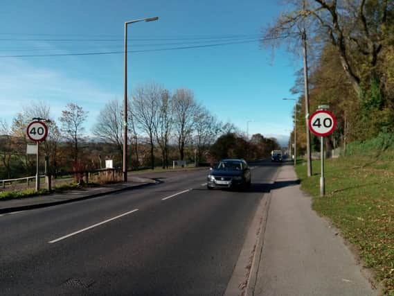 No change: The A628 speed limit at Millhouse Green will not be revised down